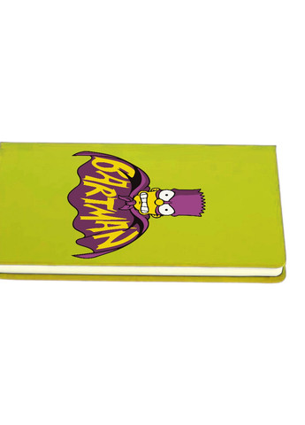 Блокнот А5 Бартмен Барт Симпсон (Bartman The Simpsons) Салатовый (92228-3409-LM) MobiPrint (257321746)
