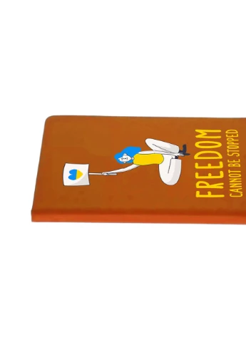 Блокнот А5 Свободу не зупинити Помаранчевий (92228-3691-OG) MobiPrint (257323692)