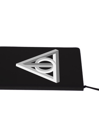 Блокнот А5 Гаррі Поттер та Дари Смерті (Harry Potter and the Deathly Hallows) Чорний (92228-3431-BK) MobiPrint (257323294)