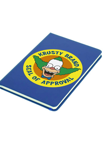 Блокнот А5 Клоун Красти Симпсон (Krusty the Clown The Simpsons) Светло-голубой (92228-3411-SK) MobiPrint (257321429)