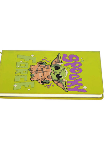 Блокнот А5 Бейбі Йода (Baby Yoda Halloween The Mandalorian) Салатовий (92228-3440-LM) MobiPrint (257325517)