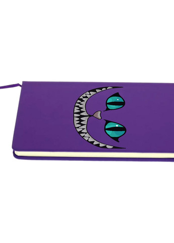 Блокнот А5 Чеширський Кіт (Cheshire Cat Disney) Фіолетовий (92228-3437-PU) MobiPrint (257321929)