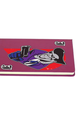 Блокнот А5 Джокер (Joker Jack DC Comics) Малиновий (92228-3461-FU) MobiPrint (257328055)