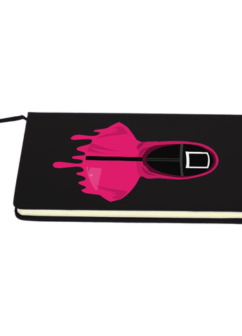 Блокнот А5 Квадрат Офицер Игра в кальмара (Squid Game) Черный (92228-3379-BK) MobiPrint (257329063)