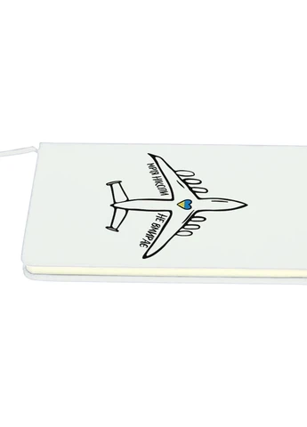 Блокнот А5 Мечта никогда не умирает Белый (92228-3755-WT) MobiPrint (257324344)