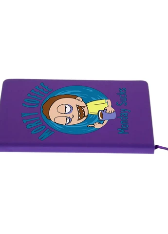 Блокнот А5 Рик и Морти (Rick and Morty) Фиолетовый (92228-3442-PU) MobiPrint (257326061)