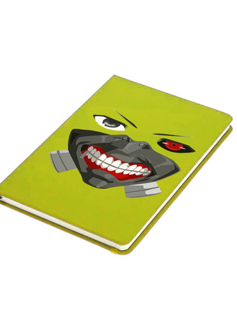 Блокнот А5 Токійський гуль Кен Канекі маска(Tokyo Ghoul in mask) Салатовий (92228-3525-LM) MobiPrint (257327818)