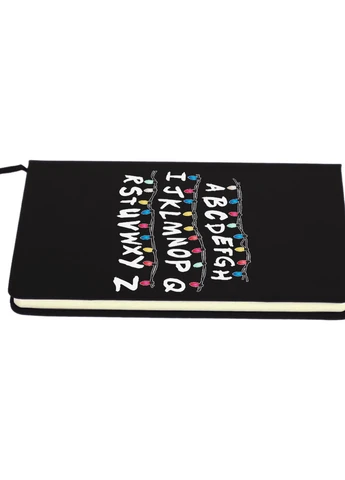 Блокнот А5 Дуже дивні справи (Stranger Things) Чорний (92228-3404-BK) MobiPrint (257328086)