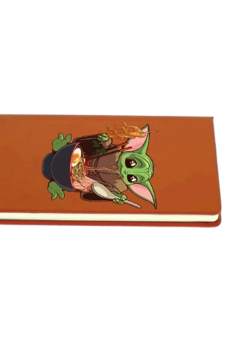 Блокнот А5 Грогу Йода смачна їжа (Grogu Baby Yoda) Помаранчевий (92228-3524-OG) MobiPrint (257328502)