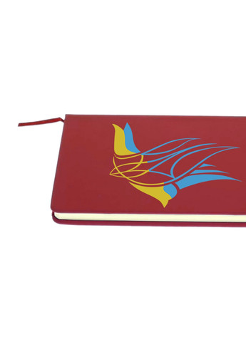 Блокнот А5 Українська пташка Червоний (92228-3743-RD) MobiPrint (257326184)