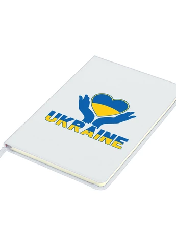 Блокнот А5 Україна Білий (92228-3687-WT) MobiPrint (257328065)