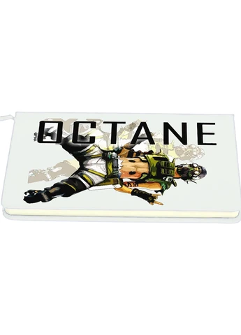 Блокнот А5 Апекс леджендс Октейн з лого(Octane Apex Legends) Білий (92228-3498-WT) MobiPrint (257322341)