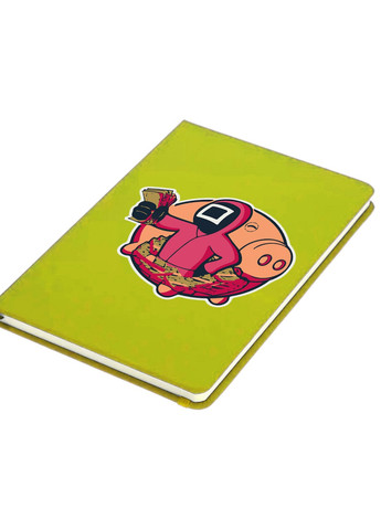 Блокнот А5 Гра в кальмара (Squid Game) Салатовий (92228-3458-LM) MobiPrint (257323208)