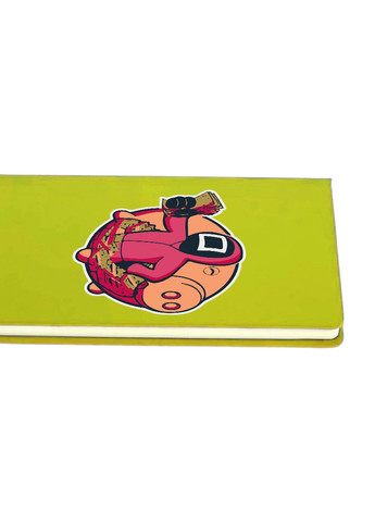 Блокнот А5 Гра в кальмара (Squid Game) Салатовий (92228-3458-LM) MobiPrint (257323208)