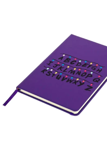 Блокнот А5 Очень странные дела (Stranger Things) Фиолетовый (92228-3404-PU) MobiPrint (257324941)