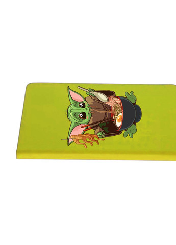 Блокнот А5 Грогу Йода смачна їжа (Grogu Baby Yoda) Салатовий (92228-3524-LM) MobiPrint (257326530)
