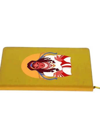 Блокнот А5 Українка Жовтий (92228-3768-SY) MobiPrint (257324613)