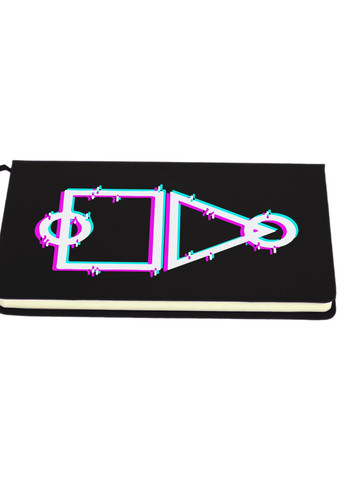 Блокнот А5 Игровое поле Игра в кальмара (Squid Game) Черный (92228-3450-BK) MobiPrint (257323826)