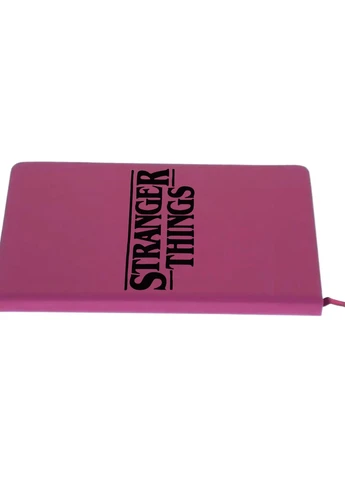 Блокнот А5 Дуже дивні справи (Stranger Things) Малиновий (92228-3403-FU) MobiPrint (257323768)