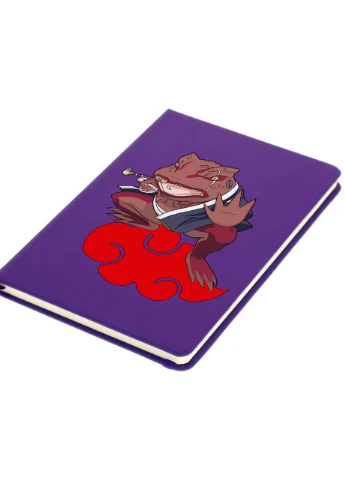 Блокнот А5 Наруто жаба Гамабунта (Naruto) Фіолетовий (92228-3479-PU) MobiPrint (257326745)
