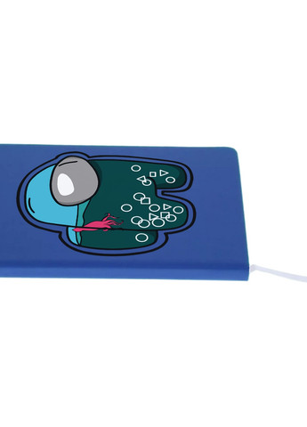 Блокнот А5 Амонг Ас и Игра в кальмара (Among Us and Squid Game) Светло-голубой (92228-3476-SK) MobiPrint (257328457)