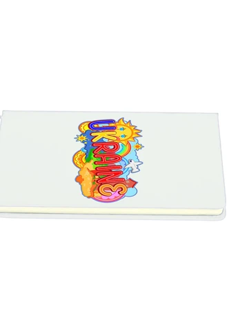 Блокнот А5 Украина Белый (92228-3741-WT) MobiPrint (257327987)