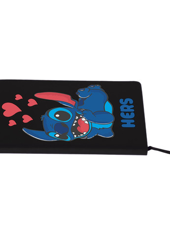 Блокнот А5 Стич (Stitch Hers) Черный (92228-3469-BK) MobiPrint (257325261)