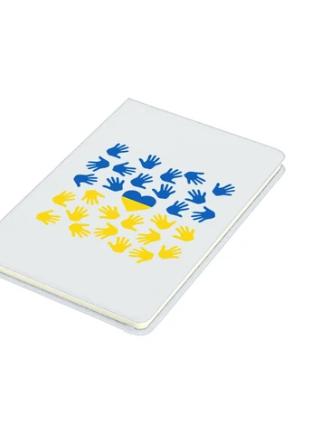 Блокнот А5 Поддерживаю Украину Белый (92228-3689-WT) MobiPrint (257322076)