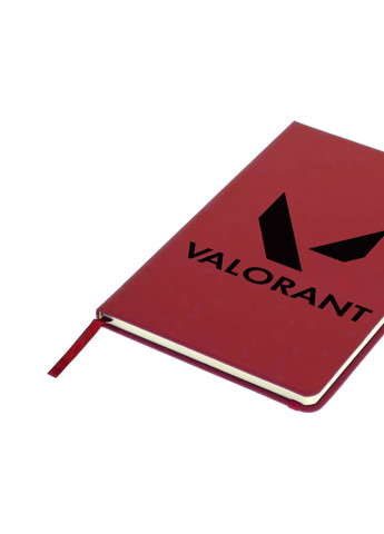 Блокнот А5 Валорант лого(Valorant logo) Червоний (92228-3539-RD) MobiPrint (257327958)