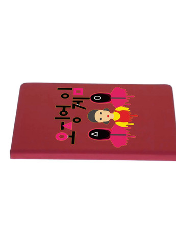 Блокнот А5 Гра в кальмара лялька та солдати (Squid game) Червоний (92228-3504-RD) MobiPrint (257326887)