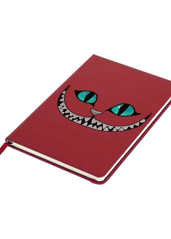 Блокнот А5 Чеширский Кот (Cheshire Cat Disney) Красный (92228-3437-RD) MobiPrint (257324455)