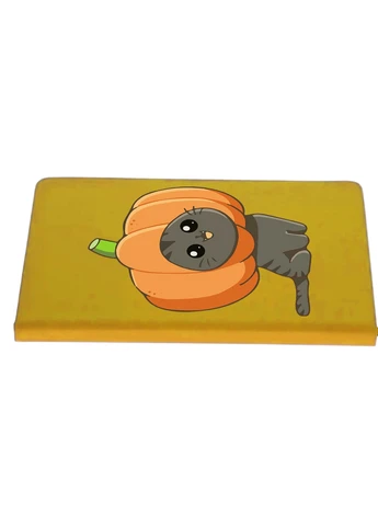 Блокнот А5 Тыква кот (Pumpkincat) Желтый (92228-3435-SY) MobiPrint (257325351)