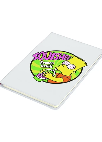 Блокнот А5 Барт Сімпсон (Bart The Simpsons) Білий (92228-3410-WT) MobiPrint (257327806)