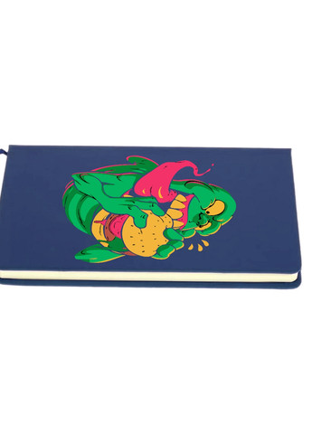 Блокнот А5 Лизун Охотники за привидениями (Slimer Ghostbusters) Темно-синий (92228-3466-NB) MobiPrint (257327018)