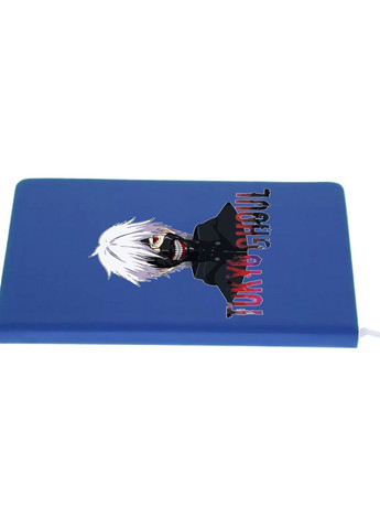 Блокнот А5 Токійський гуль Кен Канекі лого-портрет(Tokyo Ghoul) Світло-блакитний (92228-3528-SK) MobiPrint (257326103)