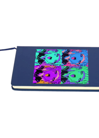 Блокнот А5 Ахегао дівчина колаж(Ahegao girl) Темно-синій (92228-3501-NB) MobiPrint (257325515)