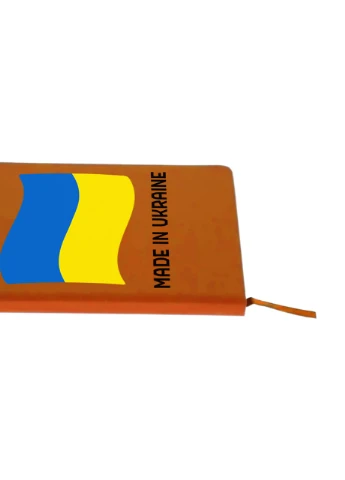 Блокнот А5 Зроблено в Україні Помаранчевий (92228-3726-OG) MobiPrint (257322894)