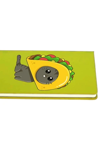 Блокнот А5 Тако Кот (Tacocat) Салатовый (92228-3434-LM) MobiPrint (257324157)