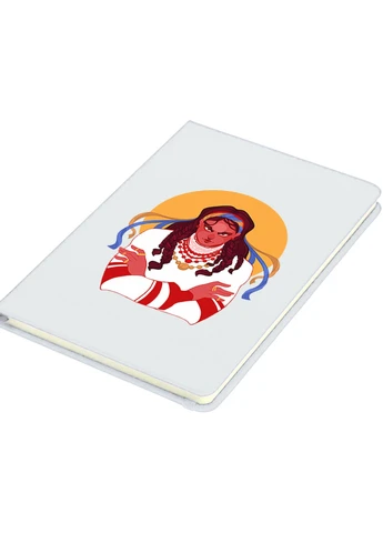 Блокнот А5 Украинка Белый (92228-3768-WT) MobiPrint (257324409)