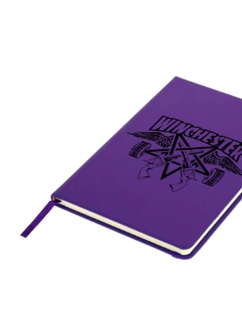 Блокнот А5 Вінчестер Надприродне (Winchester Supernatural) Фіолетовий (92228-3433-PU) MobiPrint (257323139)