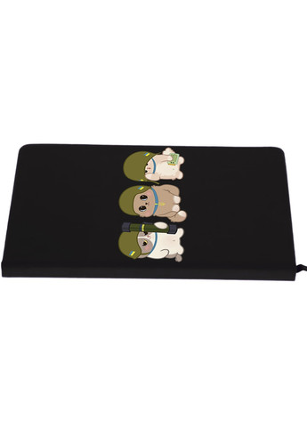 Блокнот А5 ЗСУ котики Чорний (92228-3739-BK) MobiPrint (257322136)