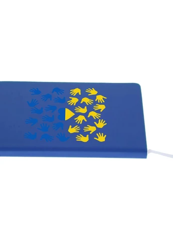 Блокнот А5 Поддерживаю Украину Светло-голубой (92228-3689-SK) MobiPrint (257327292)