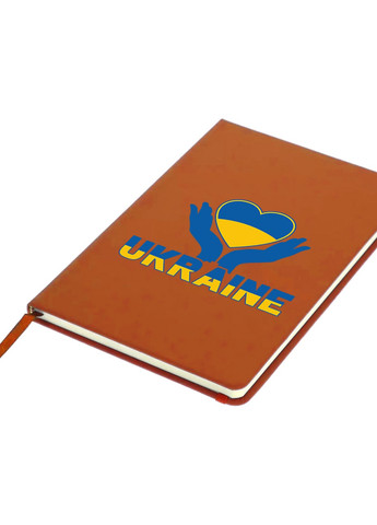 Блокнот А5 Украина Оранжевый (92228-3687-OG) MobiPrint (257327054)