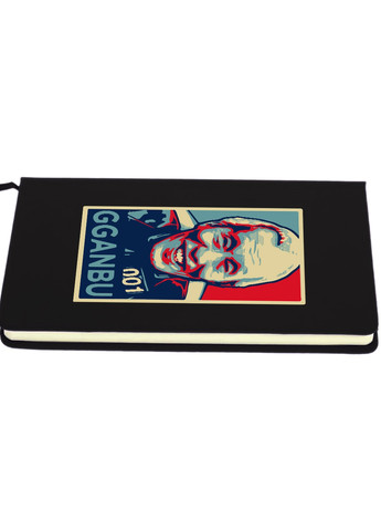 Блокнот А5 Номер 001 О Иль-нэм Игра в кальмара (Gganbu Squid Game) Черный (92228-3451-BK) MobiPrint (257327810)
