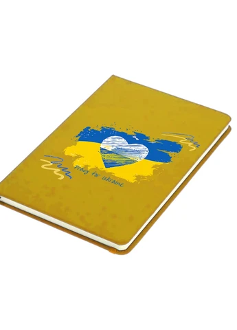 Блокнот А5 Мир для Украины Желтый (92228-3698-SY) MobiPrint (257322913)