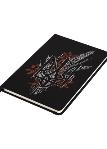 Блокнот А5 Український Герб Чорний (92228-3760-BK) MobiPrint (257323239)