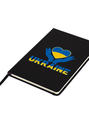 Блокнот А5 Україна Чорний (92228-3687-BK) MobiPrint (257325377)