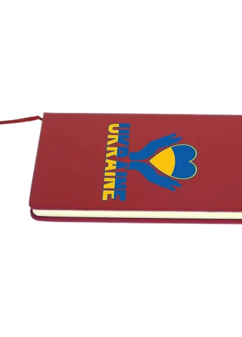 Блокнот А5 Украина Красный (92228-3687-RD) MobiPrint (257325168)