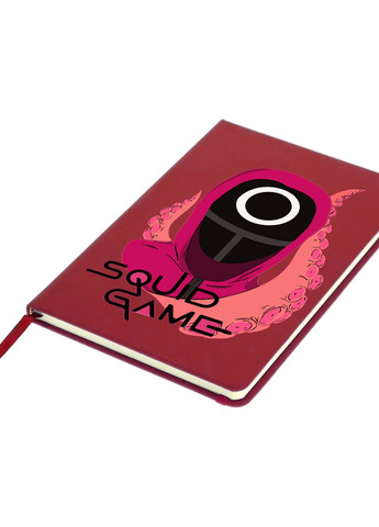 Блокнот А5 Круг Рабочий солдат Игра в кальмара (Squid Game) Красный (92228-3475-RD) MobiPrint (257323438)