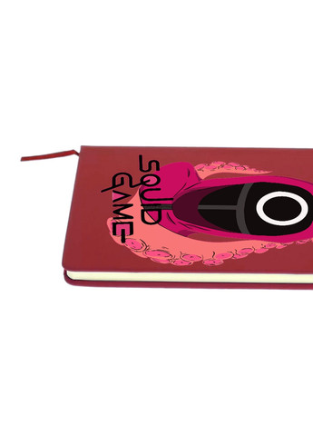 Блокнот А5 Круг Рабочий солдат Игра в кальмара (Squid Game) Красный (92228-3475-RD) MobiPrint (257323438)